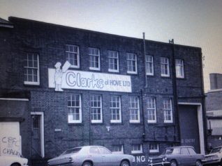 Clarks factory Newtown Road. | From the private collection of Michael Clark