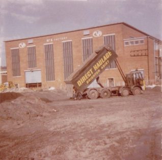 Construction starts on Carden Park c. 1967 (in front of the 1958 CVA/Kearney and Trecker No 6 factory) | From the private collection of Gil Percy