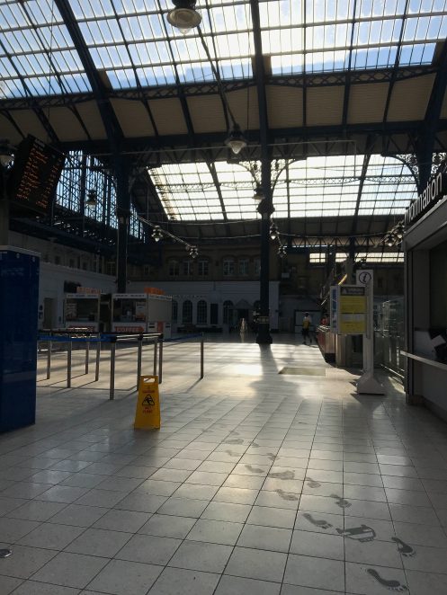 Deserted Brighton station platforms, Spring 2020, at rush hour on a Wednesday | Chloe Daniels