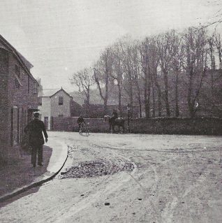 Bottom of Church Hill/Spring Street,  Patcham circa 1901 | The Lady's Realm