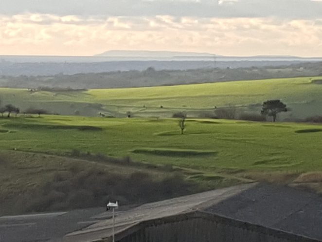 Phone Photo of the Isle of Wight from Dyke Road, Brighton | Peter Groves
