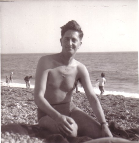 Photo of Gordon Harris on beach
