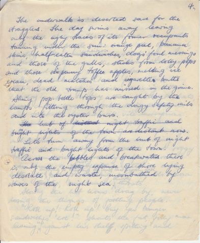 Handwritten essay entitled 'Summer' by Beryl Payne