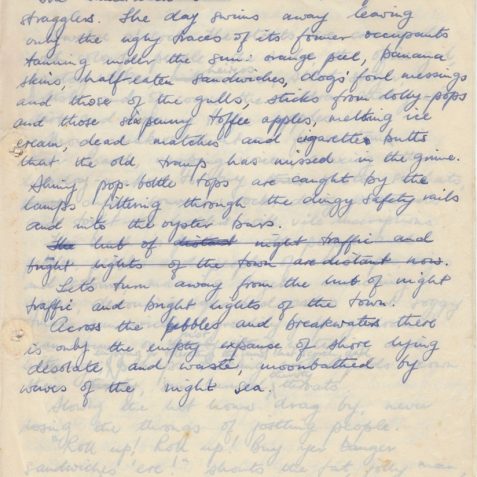 Handwritten Essay Entitled Summer By Beryl Payne My Brighton And Hove