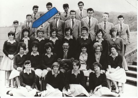 Photograph of Beryl Payne with her classmates