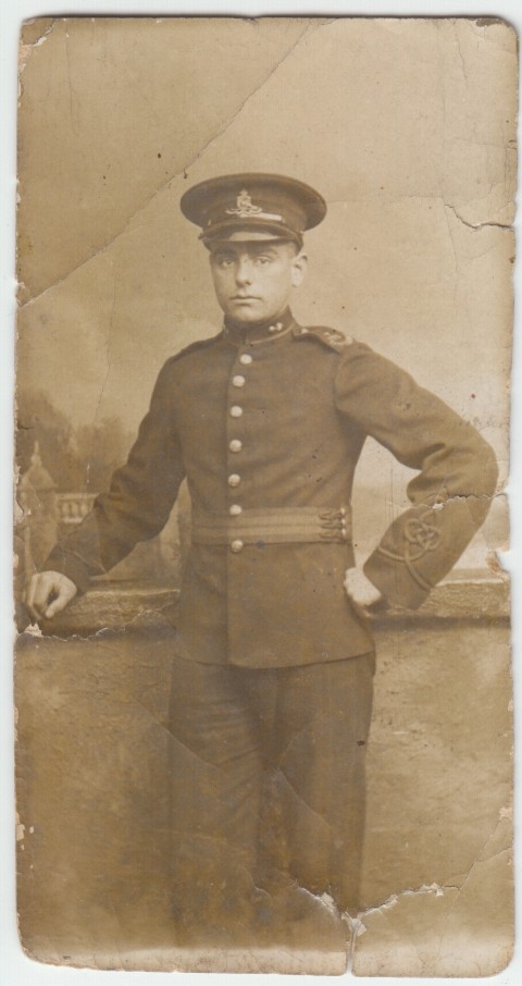 Photograph of William Elliott, private, Royal Sussex territorial army ...