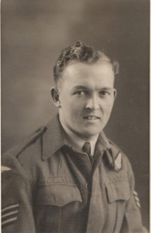 Photo of Reg Moores in uniform