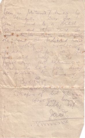 Letter from John Leech to Amelia Rose Leech written from France or Belgium