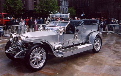 Rolls Royce motor carriage.