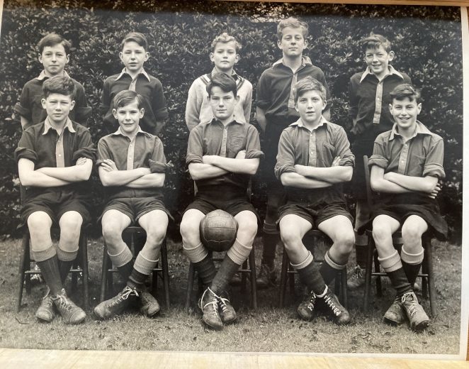 Some faces to remember, I am the goalkeeper this must be 1959 or maybe 58.