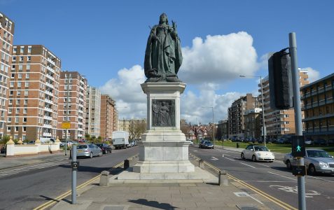 Statue of Queen Victoria marking her Diamond Jubilee