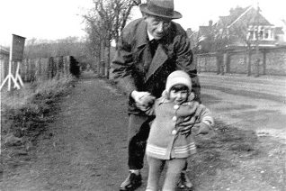 My mum and her dad | From the private collection of Pat Hoar