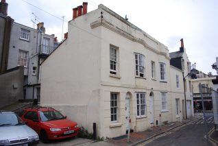 Regency Mews bow fronted listed buildings c1835 | Photo by Tony Mould