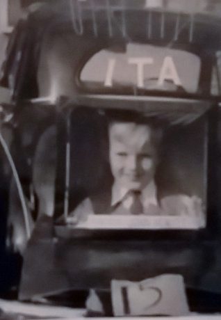 Me on TV - 1960 fancy dress | Photo by my Dad