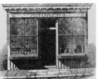 Shop-front of number 11, St. James's Street, the premises of Charles Andrews | From the private collection of Andy Grant