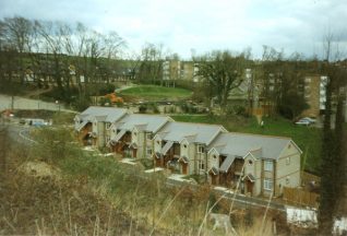 Development of Golf Drive underway showing Dryad in the trees at the back 1992 | From the private collection of Mr. D. Catherall