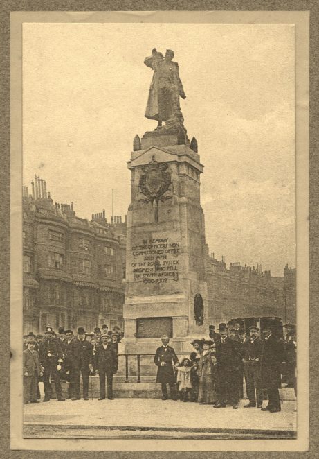 Regency Square war memorial c1900s | From the private collection of Eileen Heryet