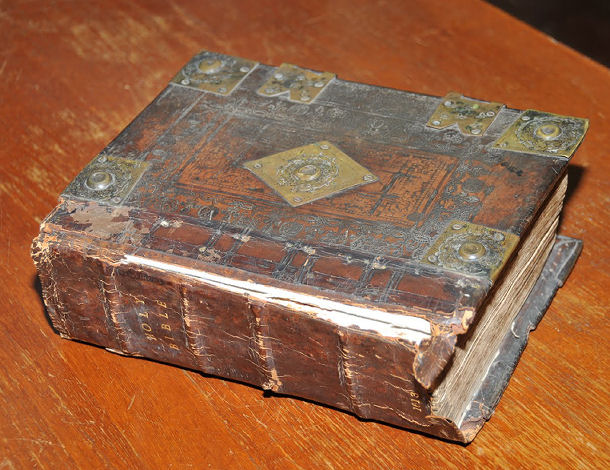 St Luke's 1613 bible | Photo by Tony Mould