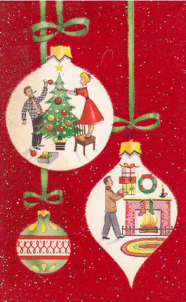 1950s Christmas card | From the private collection of Jennifer Drury