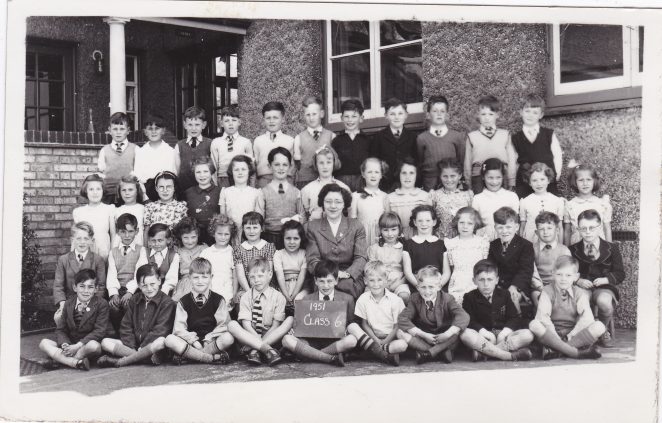 Miss Marshall's class at Balfour County Primary School in 1951 - click on image to open a large version | From the personal collection of Anthony Beeson