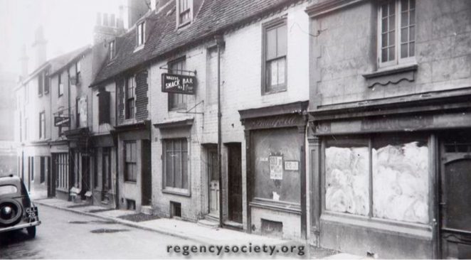 1-8 King Street c1935 | Image reproduced with kind permission of The Regency Society and The James Gray Collection