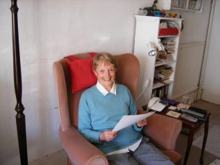 Freda at home | Photo by Sally Ann Clarke