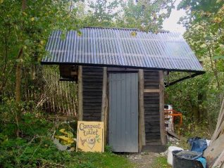 The compost toilet | Photo by Simon Tobitt