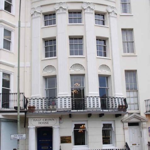 26 The Steine, refaced by Amon Wilds with fluted pilasters, shell motifs and ammonite capitals | Photo by Tony Mould