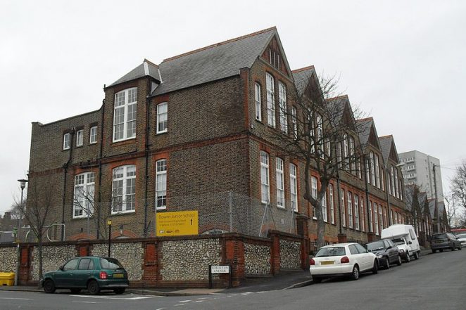 Downs Junior School; formerly Ditchling Road Council School | Wikipedia Commons: Photographer - Hassocks5489