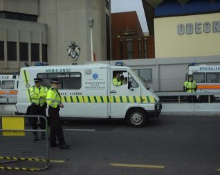 The Regency Ambulance on duty for the Labour Party Conference 2004 | Photo by Terry Wing