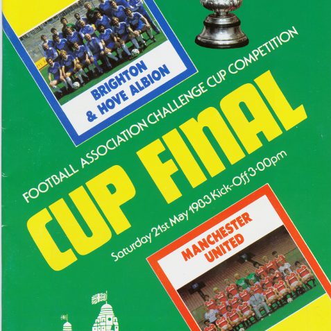 Cup Final programme 1983 | From the private collection of Bob Herrick
