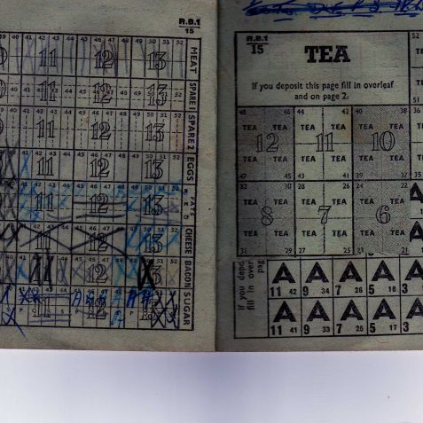 Ration Book for 1952-1953.