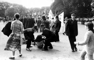 Anti-nazi demonstration at The Level: click on the image to open a larger version | Reproduced with courtesy of The Argus