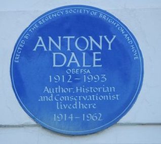 Anthony Dale blue plaque | Photo by Tony Mould