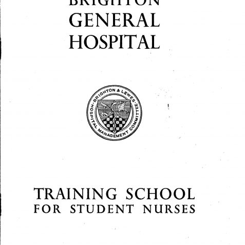 Nurse Training Prospectus: click on the photograph to open a large version in a new window. | From the private collection of Ken Ross