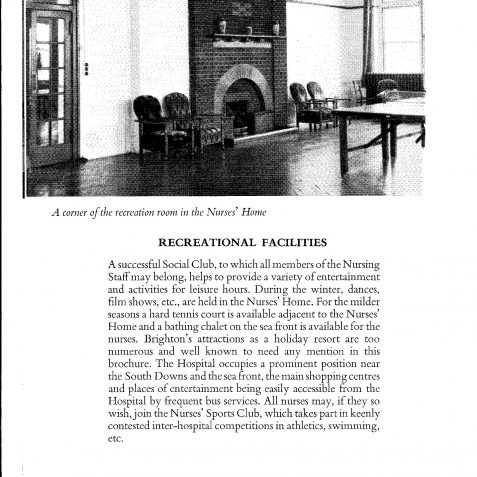 Nurse Training Prospectus: click on the photograph to open a large version in a new window. | From the private collection of Ken Ross