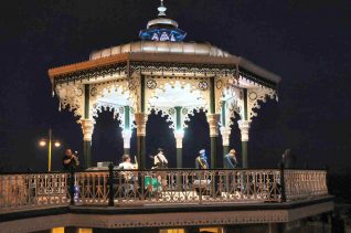 The Bandstand by night | Photo by Tony Mould