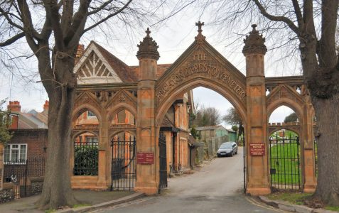 Brighton and Preston Cemetery:Entrance gates and lodge