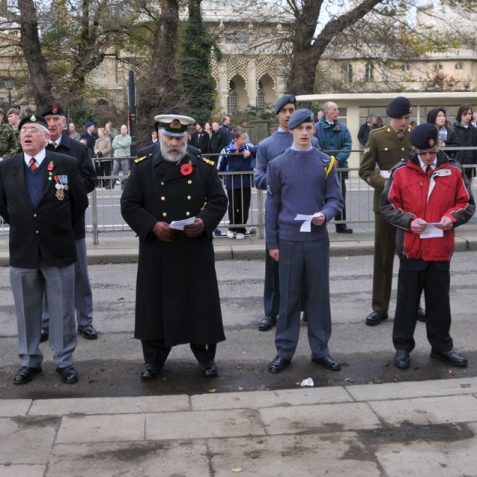 Representatives from the services and service cadets | Veterans remember fallen comrades