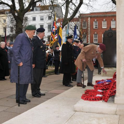 Veterans remember fallen comrades | Photo by Tony Mould