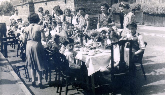 Street Party, possibly VE Day | From the personal collection of Patsy Graham