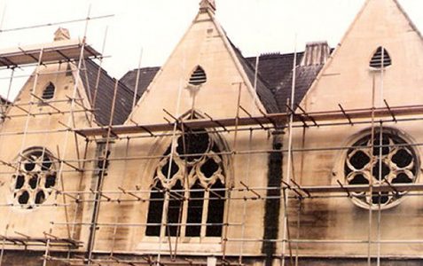 Town centre church demolition
