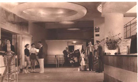 Hotel front lobby. | From the private collection of Trevor Chepstow