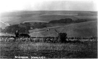 View of Bevendean valley from the racecourse | From the private collection of Sam Carroll