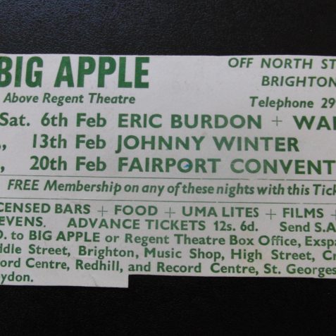 Big Apple bill poster | From the private collection of Howard Wade