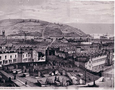 View of Brighton from St Nicholas church | Image reproduced with permission from Brighton History Centre