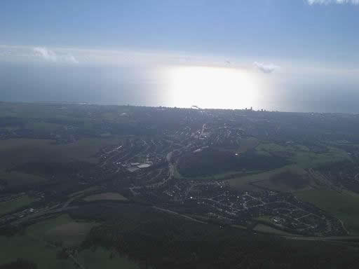 Aerial view of Brighton - taken from 3,000 feet | Paul Holzherr - paraglider pilot