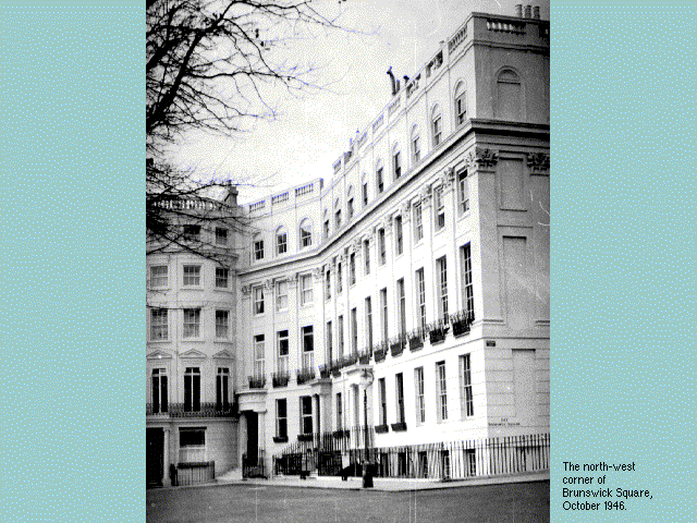 The north-west corner of Brunswick Square, October 1946 | From the original 'My Brighton' exhibit