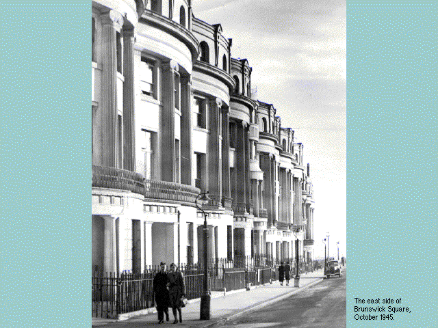 The east side of Brunswick Square, October 1945 | From the original 'My Brighton' exhibit