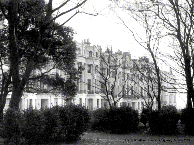 The east side of Brunswick Square, October 1946 | From the original 'My Brighton' exhibit